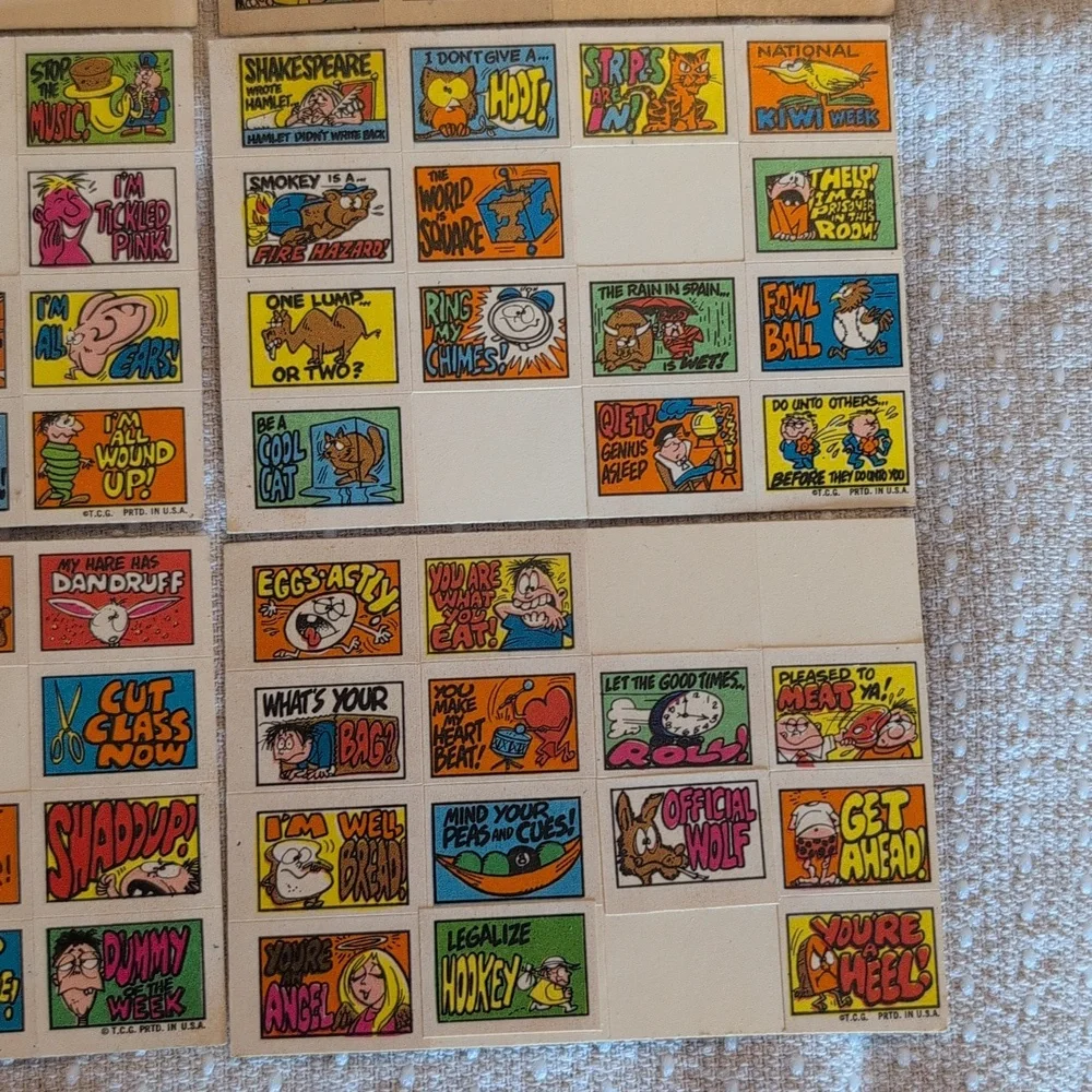 1970 Topps Stacks of Stickers